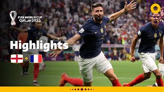 Giroud header wins it  England v France  FIFA World Cup Qatar 2022 [upl. by Rosalia]