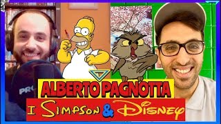 ALBERTO PAGNOTTA  I SIMPSON amp DISNEY [upl. by Oigufer]