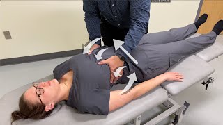 OMT Myofascial Release  Thoracoabdominal Diaphragm SupineBilateral MFR [upl. by Elisha]