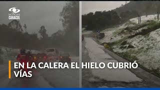 Fuertes lluvias en La Calera Cundinamarca y en Bogotá generaron caos [upl. by Sparks]