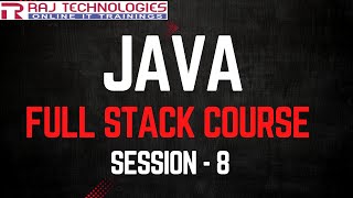 Session  8  Java Full Stack Developer Course [upl. by Ainwat]