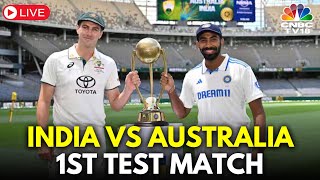 India vs Australia LIVE Cricket Score IND vs AUS 2nd Test Day 2 Live  Bumrah vs Cummins  N18L [upl. by Shorter]