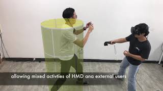 ShareSpace Facilitating Shared Use of the Physical Space by both VR HeadMounted Display and [upl. by Idnac]