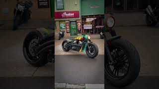 Custom Indian Scout Bobber  Can’t beat that sound [upl. by Notserc]