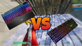 Mechanical Keyboard VS Membrane Keyboard ASMR In edit course  Omni Point SwitchesFortnitePart 2 [upl. by Giuseppe755]