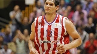 Boban Marjanovic highlight euroleague 20132014 HD [upl. by Josephson624]