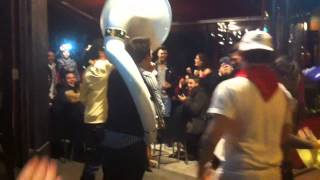 Pizza Dough Dance At Italian Restaurant In Melbourne [upl. by Eniamzaj808]