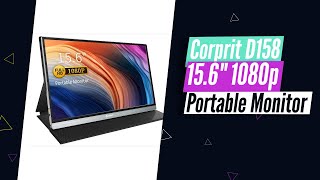 Corprit D158 Portable Monitor  Product Review [upl. by Carlick]