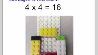 3rd Grade LEGO Arrays for Multiplication [upl. by Rebliw318]