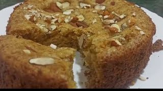 Eggless Almond cake No maida No Oven  Almond cake recipe viralvideos [upl. by Tahmosh]