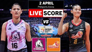 Akari vs PLDT  PVL Live Scoreboard  AllFilipino Conference  APR 2 [upl. by Hynda]