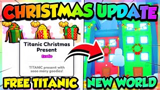 HOW TO PREPARE FOR CHRISTMAS UPDATE in PET SIMULATOR 99  LEAKS Roblox [upl. by Notlem]