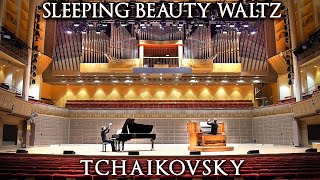 TCHAIKOVSKY  SLEEPING BEAUTY WALTZ  ORGAN amp PIANO  SCOTT BROTHERS DUO  KONSERTHUSET STOCKHOLM [upl. by Leinahtan]