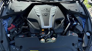 Infiniti Q60 VR30DDTT AWD Engine Removal QUICK amp FAST [upl. by Eiramik]