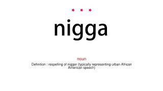 How to pronounce nigga  Vocab Today [upl. by Seessel]