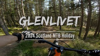 Glenlivet MTB Bike Park Trails  Cairngorms Scotland  2024 Holiday [upl. by Etram]