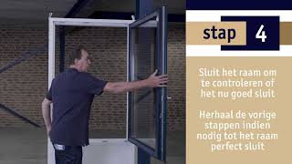 VinService Instructievideo Nr 3  Draaikiepraam sluit niet goed Horizontaal stellen [upl. by Gaynor671]