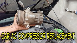 how to replace car ac compressor [upl. by Hulton248]