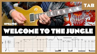 Guns N Roses  Welcome to the Jungle remake  Guitar Tab  Lesson  Cover  Tutorial [upl. by Helena]