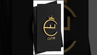 Name CUTIE 🥰 Name logo designer🙂viral signature trendingshorts trending logodesignlogo [upl. by Nessej824]