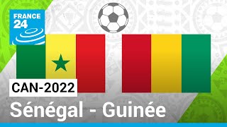 CAN2022  Sénégal  Guinée pour une place en 8e de finale • FRANCE 24 [upl. by Onirotciv258]