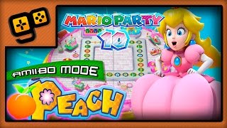 Mario Party 10  Amiibo Party  Peach [upl. by Ahsienar183]