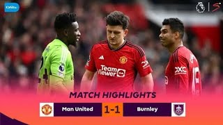 🔴Manchester United vs Burnley 11 Extended Highlights [upl. by Deeas678]