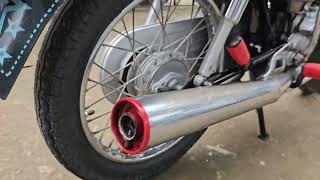 Honda H100S CDI 1993 with Exhaust Sound All original [upl. by Jabe657]