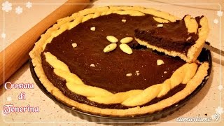 CROSTATA TENERINA CON CUORE CREMOSO AL CIOCCOLATO SENZA BURRO e SENZA LATTOSIO  Ricetta Dolce [upl. by Hayilaa101]