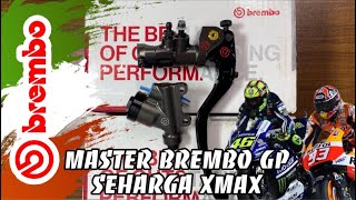 Review Master Rem Cylinder Brembo GP seharga motor Xmax [upl. by Powel]