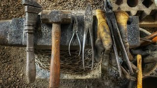 Blacksmithing DIY Making a Bedroll Cook set [upl. by Neeleuqcaj]