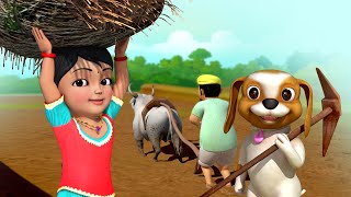 உழவுத் தொழில்  Tamil Rhymes for Children  Infobells [upl. by Ethelstan833]