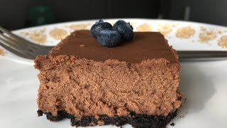 Easy Chocolate Cheesecake Bars [upl. by Leilah389]