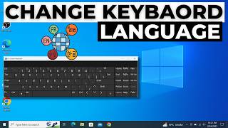 How to Change Keyboard Language in Windows 10 [upl. by Neumeyer]