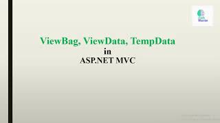 ViewBag  ViewData  TempData  ASPNET MVC Tutorials  Interview questions  In simple words [upl. by Minerva598]