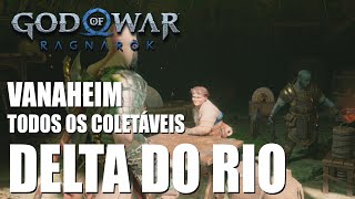 God of War Ragnarok  Todos os Coletáveis do Delta do Rio Vanaheim 100 [upl. by Ariana]