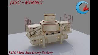 VSI Crusher  Vertical Shaft Impactor Working Principle 3D Animation Video [upl. by Drucie19]