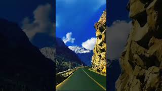 Karakorum Highway 🛣️ gilgit baltistan Shimshal valley pakistan 🇵🇰 mountains viral shorts [upl. by Euh293]