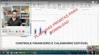 Deixei minhas planilhas prontas para você fazer o download [upl. by Bertold]