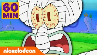 SpongeBob  Godzina momentów w których NIEMAL było wam szkoda Skalmara  Nickelodeon Polska [upl. by Ledeen]