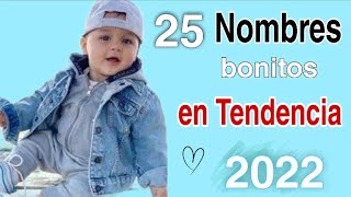 25 Nombres de NIÑO bonitos Que serán Tendencia en 2024 [upl. by Lipscomb]