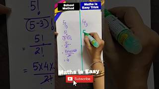 Permutations and Combination Shortcut Trick 🔥  Class 1112 IIT JEE maths shorts ytshorts [upl. by Konstantine903]