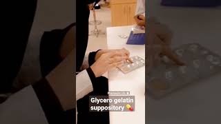 how to make glycerol suppositories Pharmacist Life 🥼💊 [upl. by Noak]