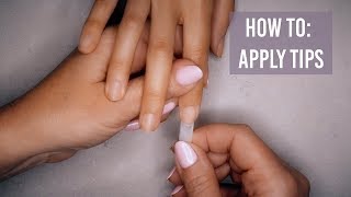 How To Apply Nail Tips  ORLY GelFX Builder In A Bottle™ [upl. by Armitage]