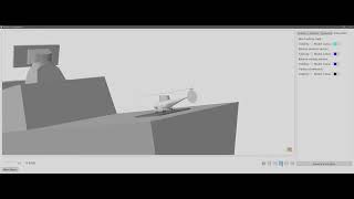 SRAMSS3D powered landing and manoeuvring under general ship motion [upl. by Geldens]