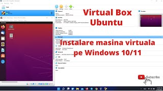 Instalare mașină virtuală Virtual Box cu sistemul de operare Ubuntu pe Windows 1011 [upl. by Aloz88]