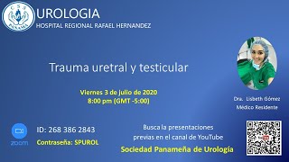 Trauma uretral y testicular [upl. by Eenahpets]