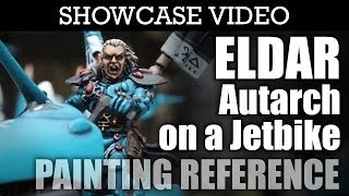 Painted Eldar Guardian Jetbikes amp Autarch Warhammer 40k Showcase  HD Images and Video [upl. by Yblok817]