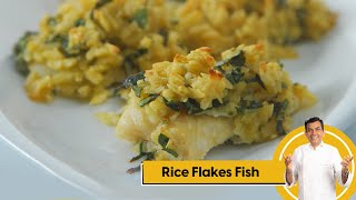 Rice Flake Fish  राइस फ्लेक फिश  Fish Recipes  Sanjeev Kapoor Khazana [upl. by Meeka638]