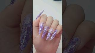 extension nail with the poly gelnails extension nailart trend nailpolish naildesign polygel [upl. by Akitnahs]